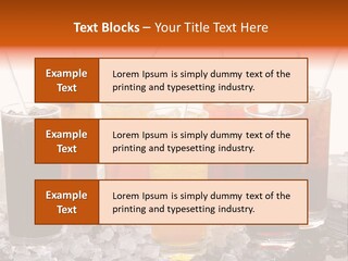 Cocktail Set PowerPoint Template