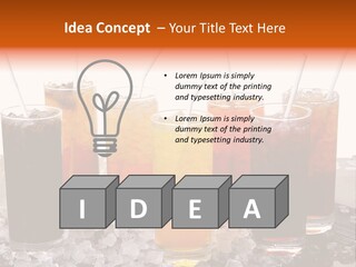 Cocktail Set PowerPoint Template