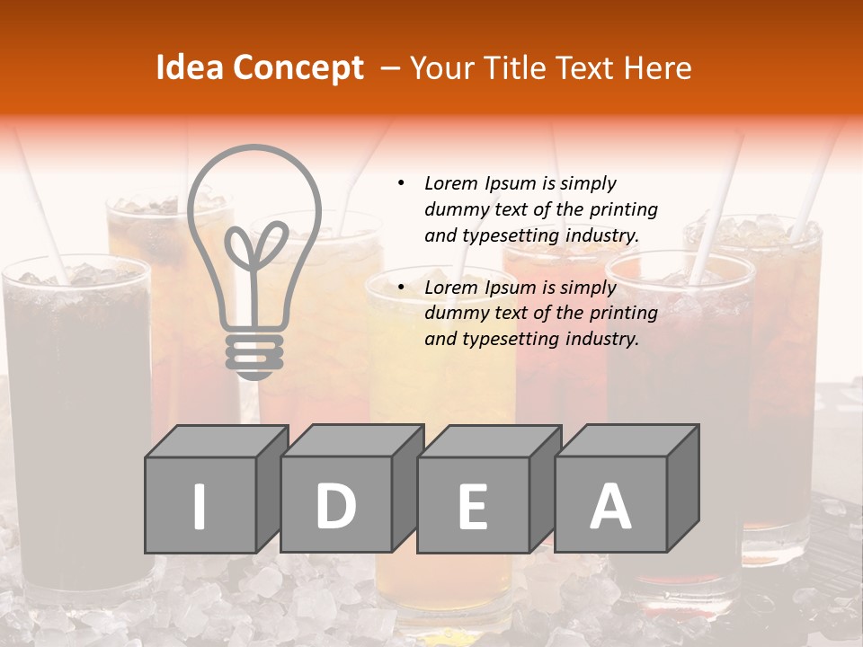 Cocktail Set PowerPoint Template