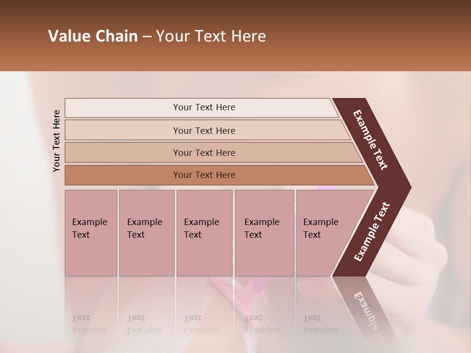 Woman Shaving Her Legs PowerPoint Template