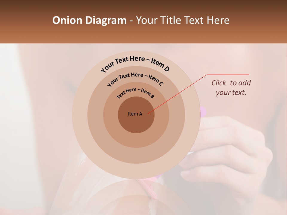 Woman Shaving Her Legs PowerPoint Template