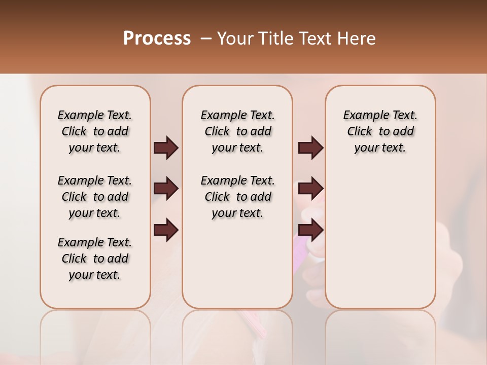 Woman Shaving Her Legs PowerPoint Template