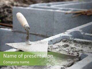 Building A Brick House PowerPoint Template