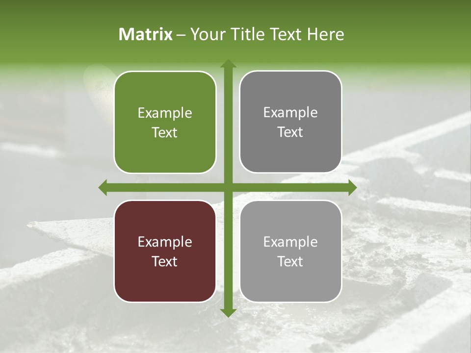 Building A Brick House PowerPoint Template