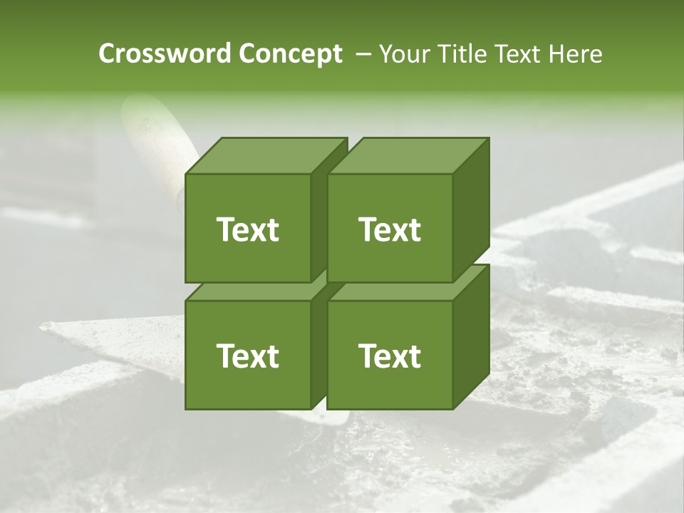 Building A Brick House PowerPoint Template