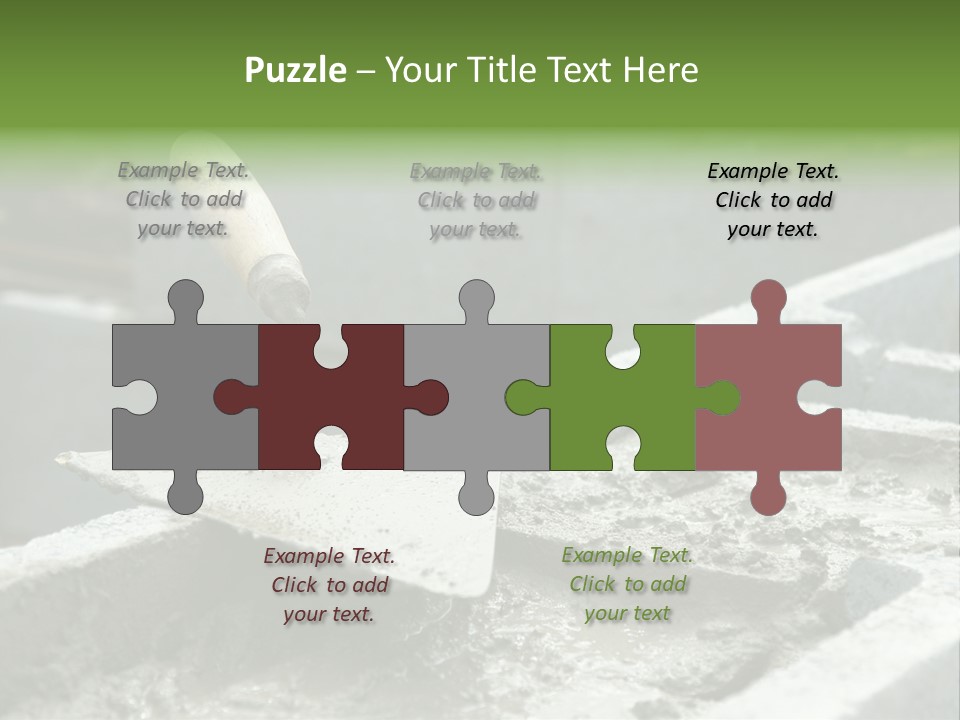 Building A Brick House PowerPoint Template