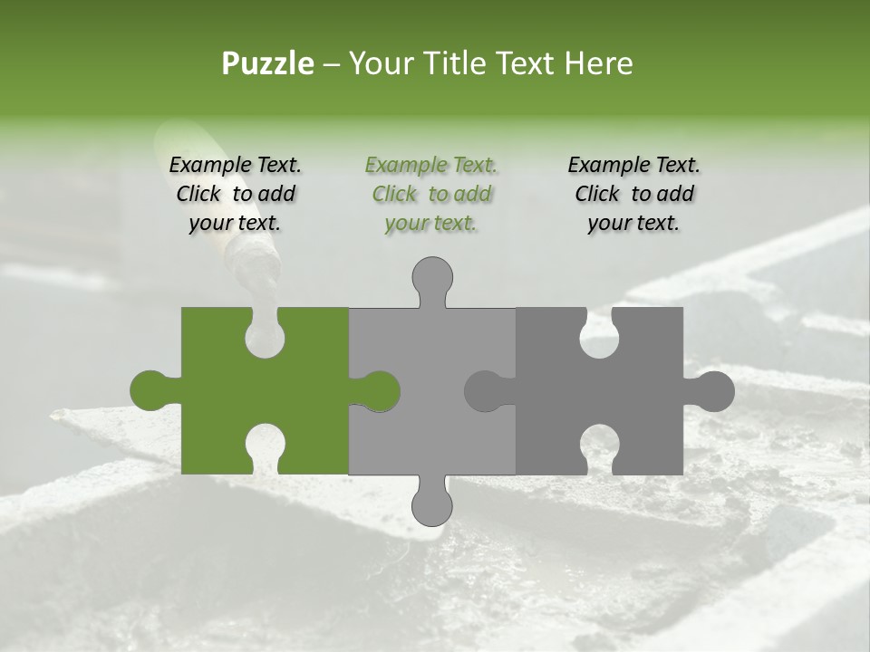 Building A Brick House PowerPoint Template