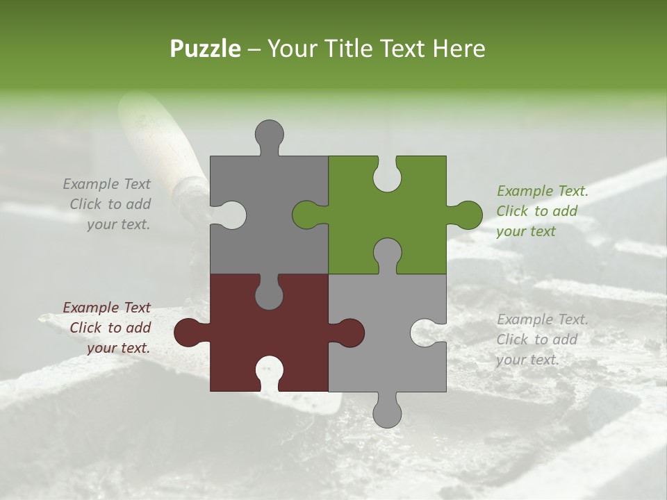 Building A Brick House PowerPoint Template