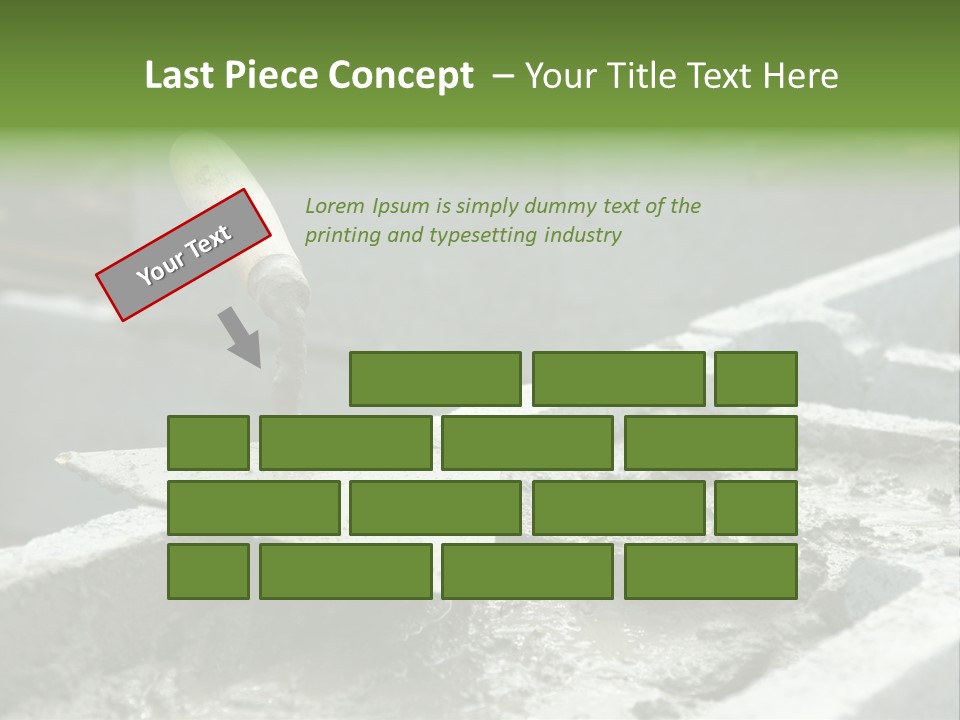 Building A Brick House PowerPoint Template
