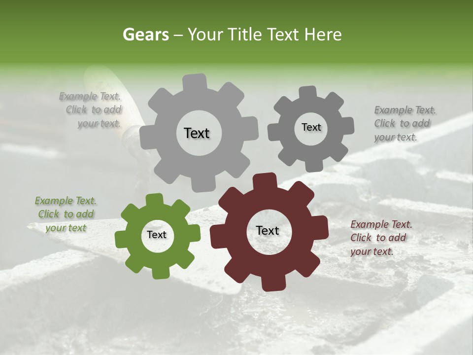 Building A Brick House PowerPoint Template