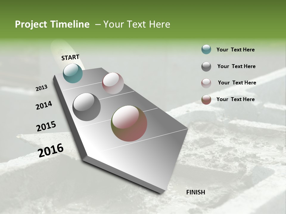 Building A Brick House PowerPoint Template