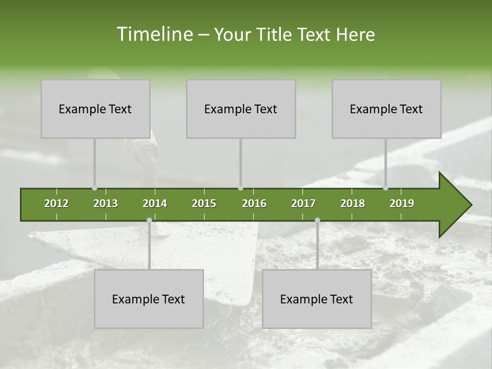 Building A Brick House PowerPoint Template