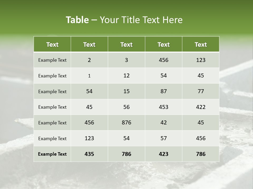 Building A Brick House PowerPoint Template
