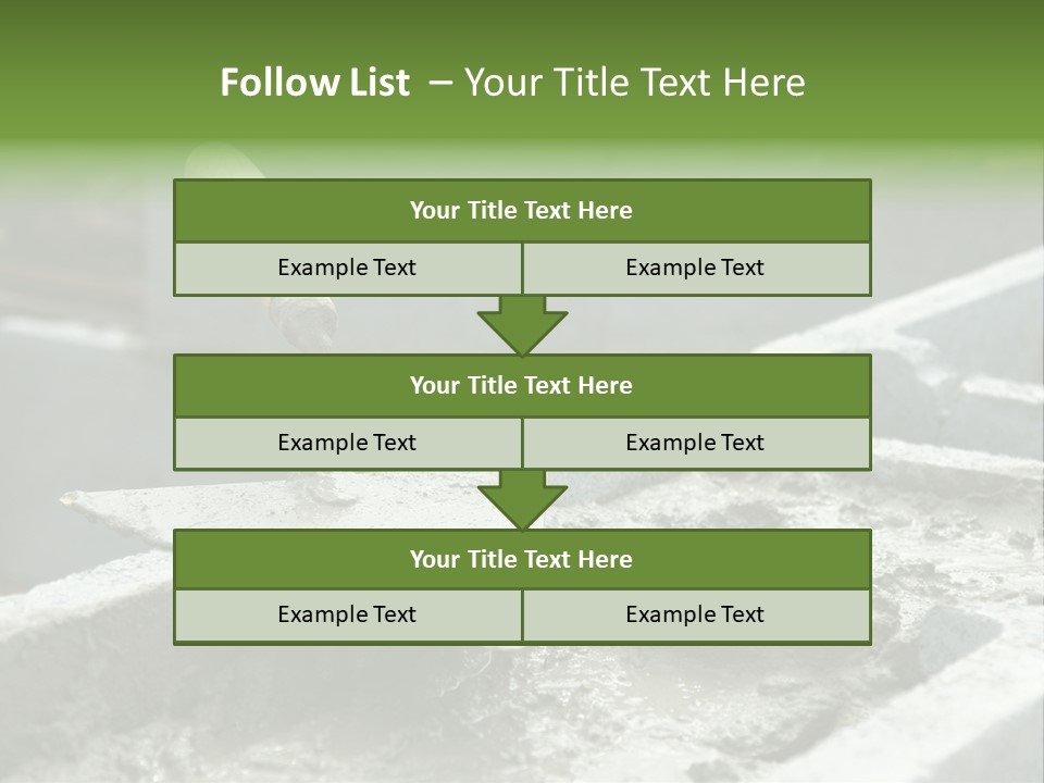 Building A Brick House PowerPoint Template