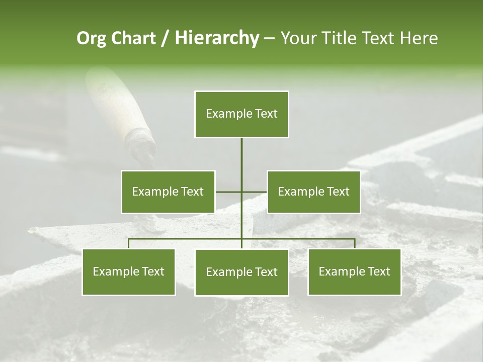 Building A Brick House PowerPoint Template