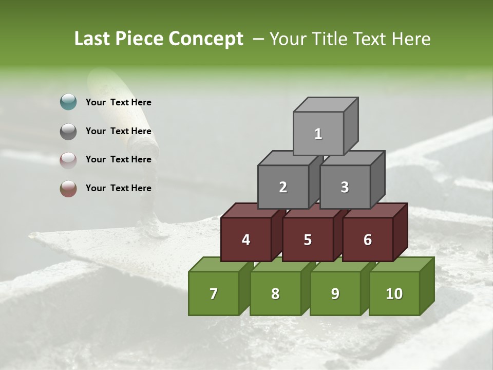 Building A Brick House PowerPoint Template