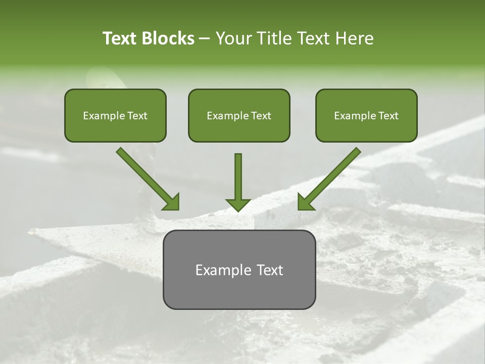 Building A Brick House PowerPoint Template