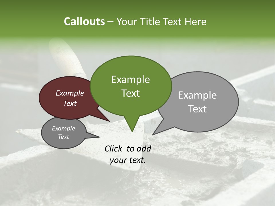 Building A Brick House PowerPoint Template