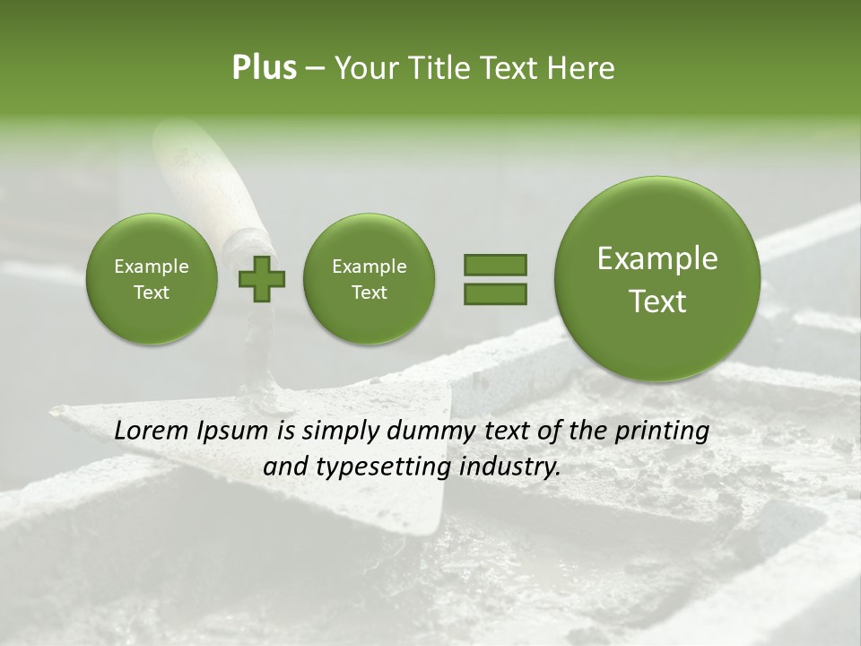 Building A Brick House PowerPoint Template