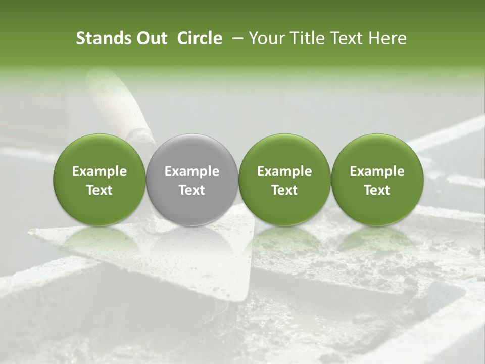 Building A Brick House PowerPoint Template