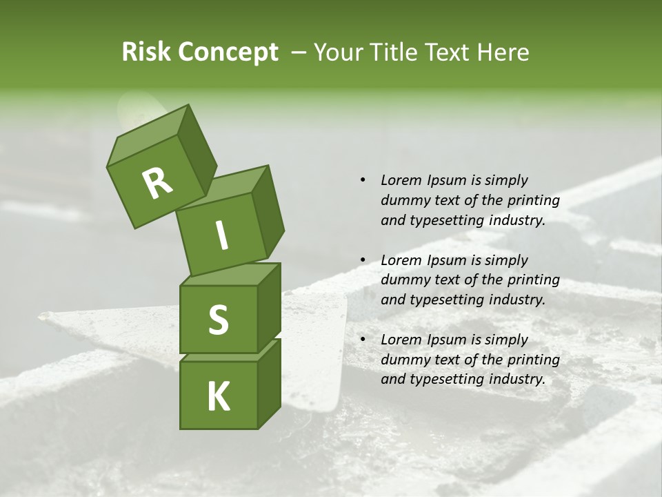 Building A Brick House PowerPoint Template