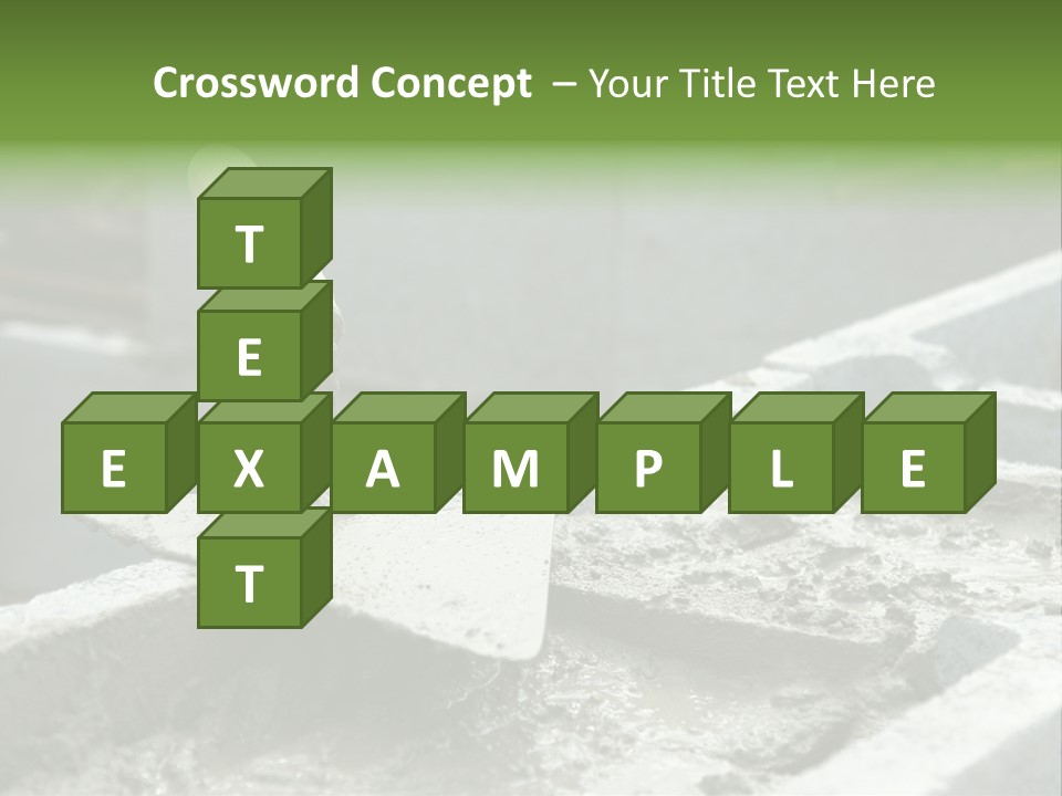 Building A Brick House PowerPoint Template