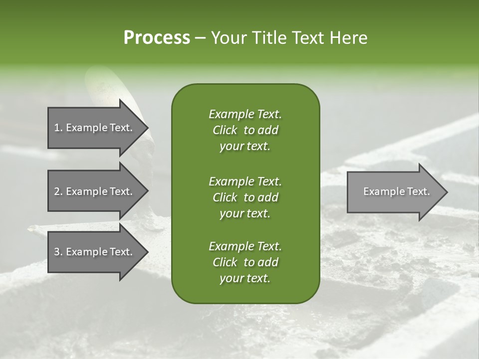 Building A Brick House PowerPoint Template