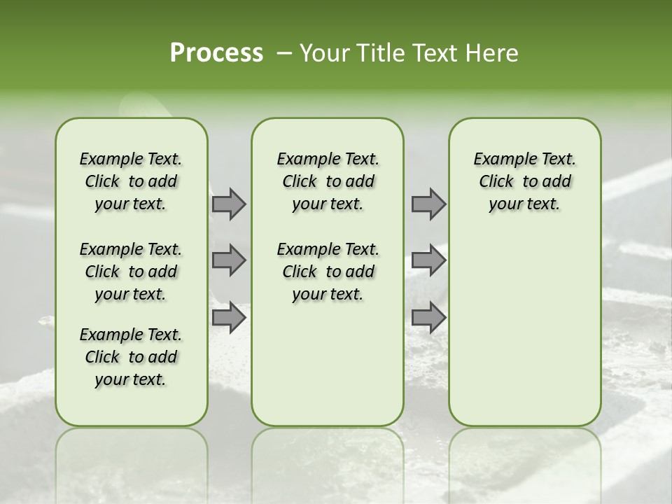 Building A Brick House PowerPoint Template