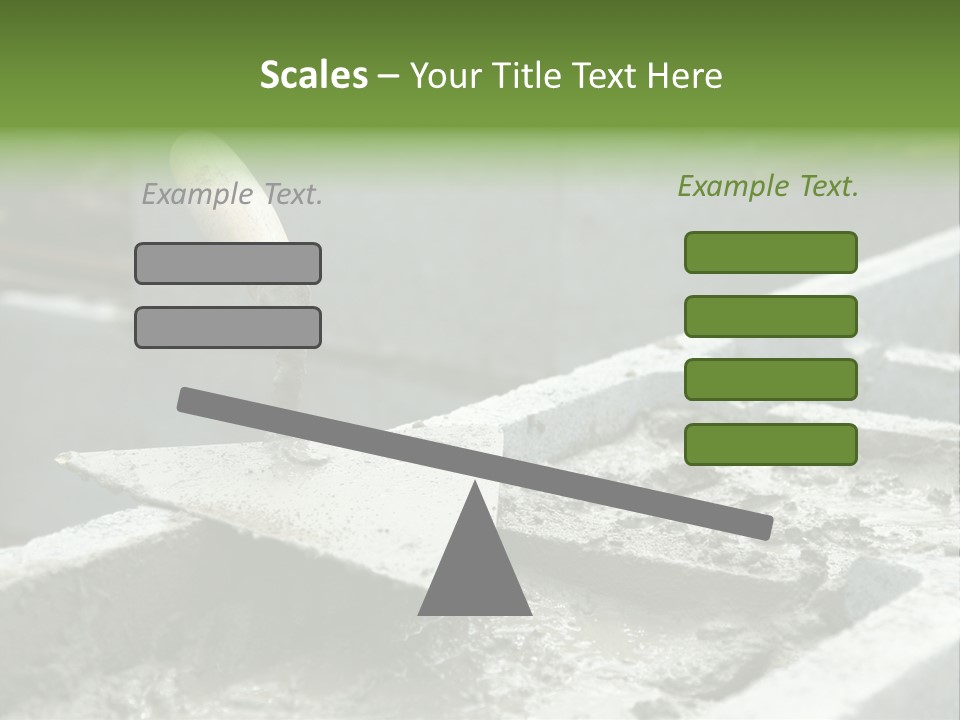 Building A Brick House PowerPoint Template