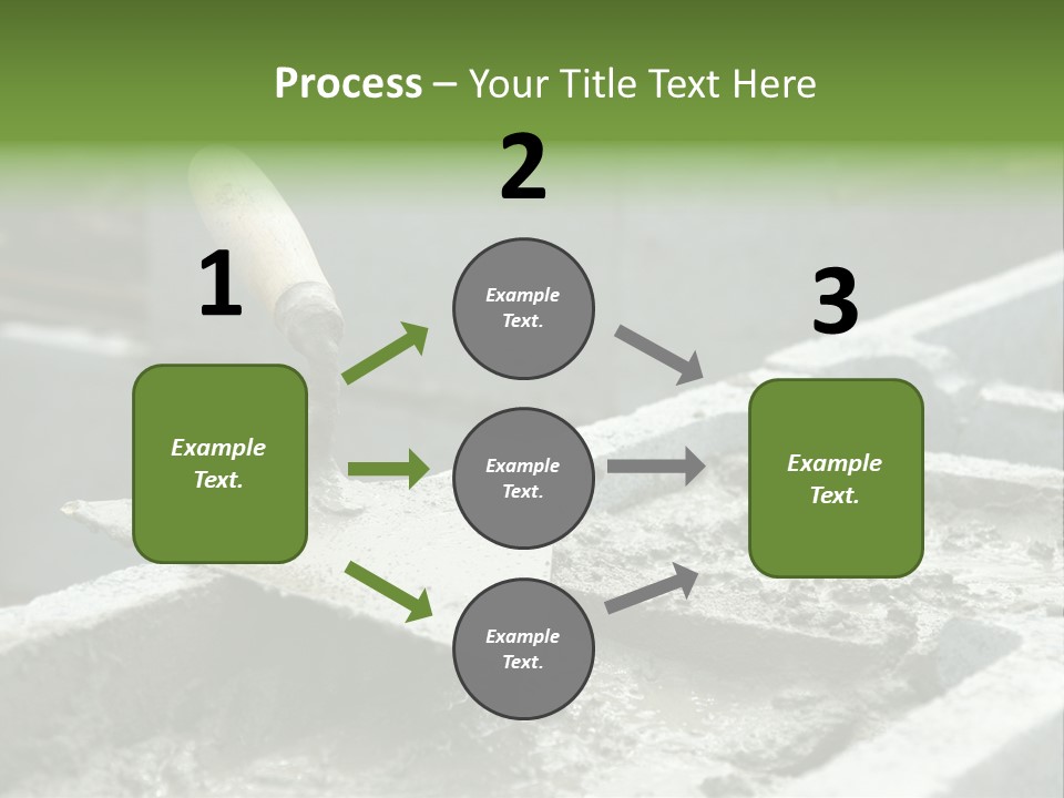 Building A Brick House PowerPoint Template