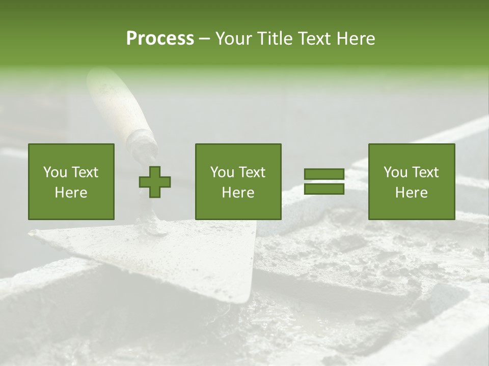 Building A Brick House PowerPoint Template