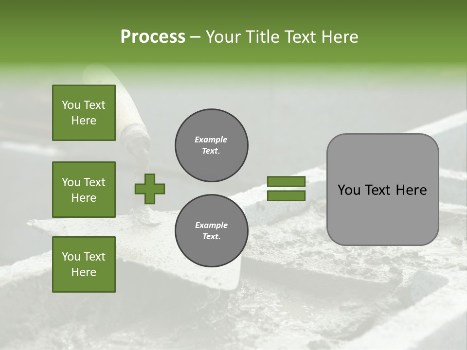 Building A Brick House PowerPoint Template