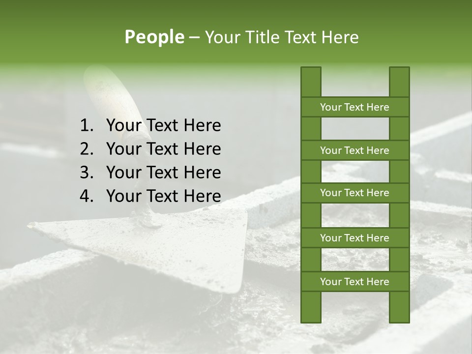 Building A Brick House PowerPoint Template