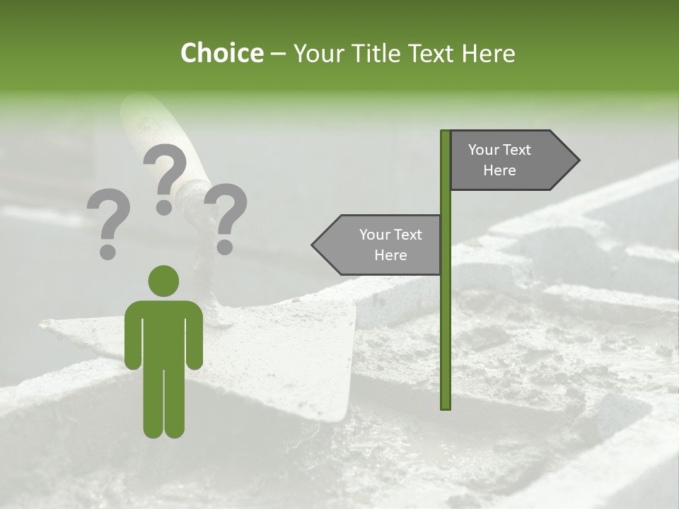 Building A Brick House PowerPoint Template
