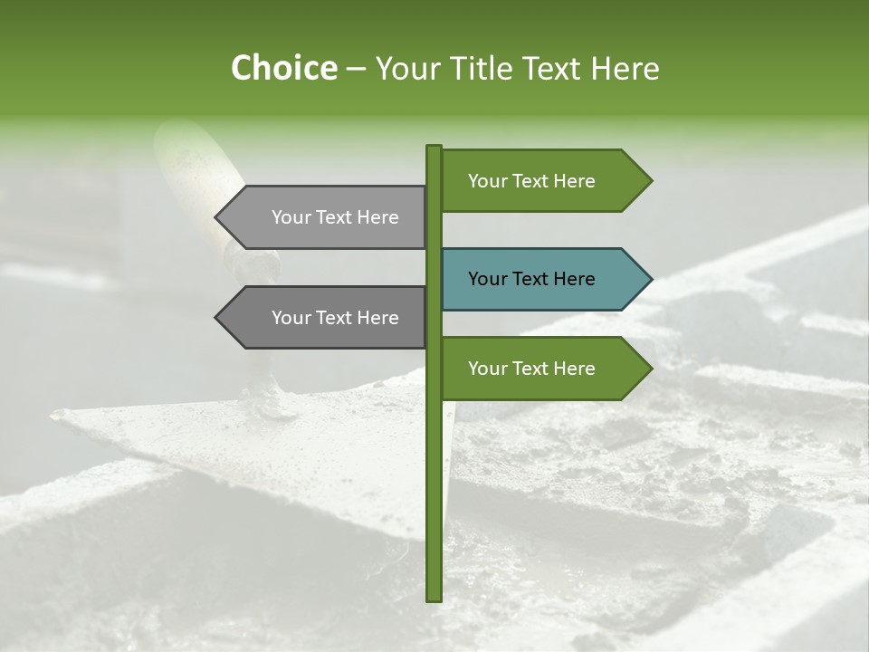 Building A Brick House PowerPoint Template