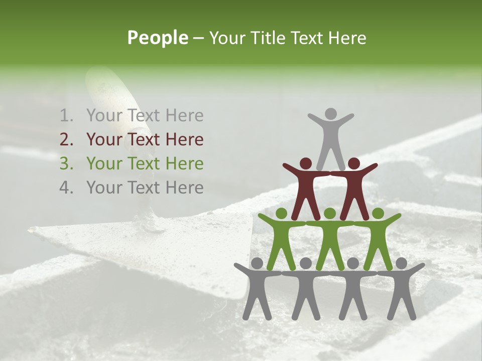 Building A Brick House PowerPoint Template