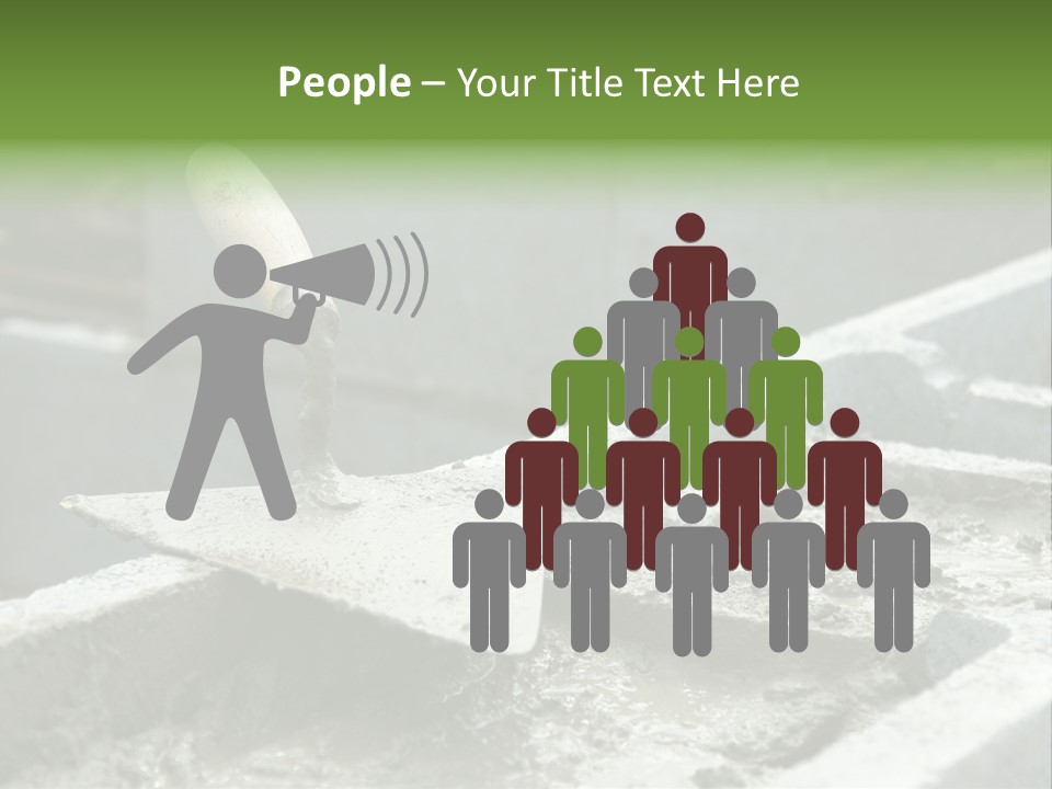 Building A Brick House PowerPoint Template