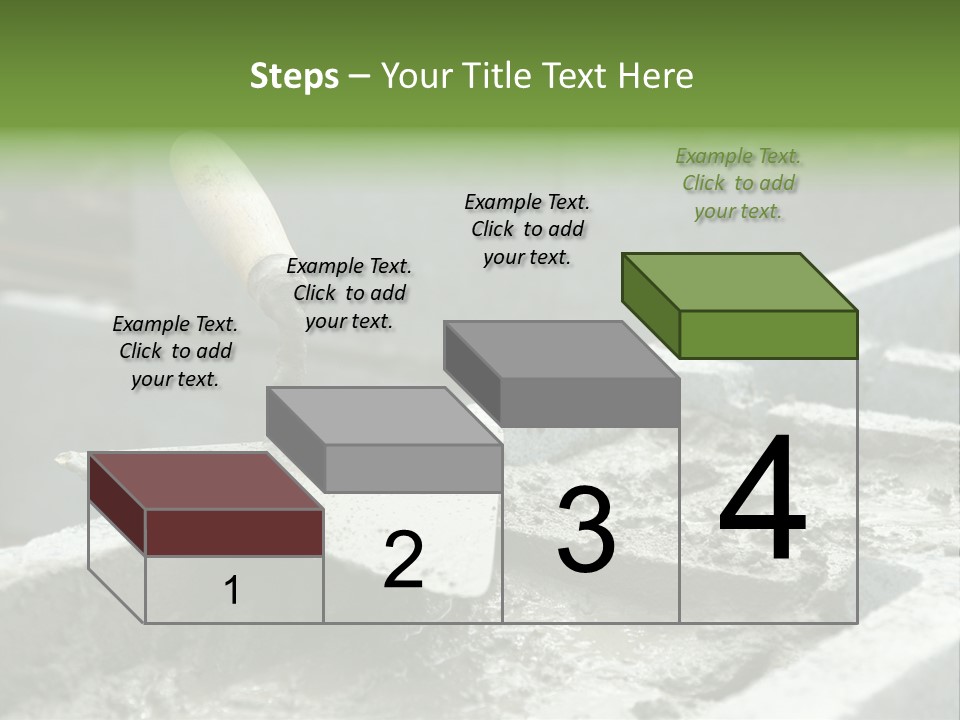 Building A Brick House PowerPoint Template