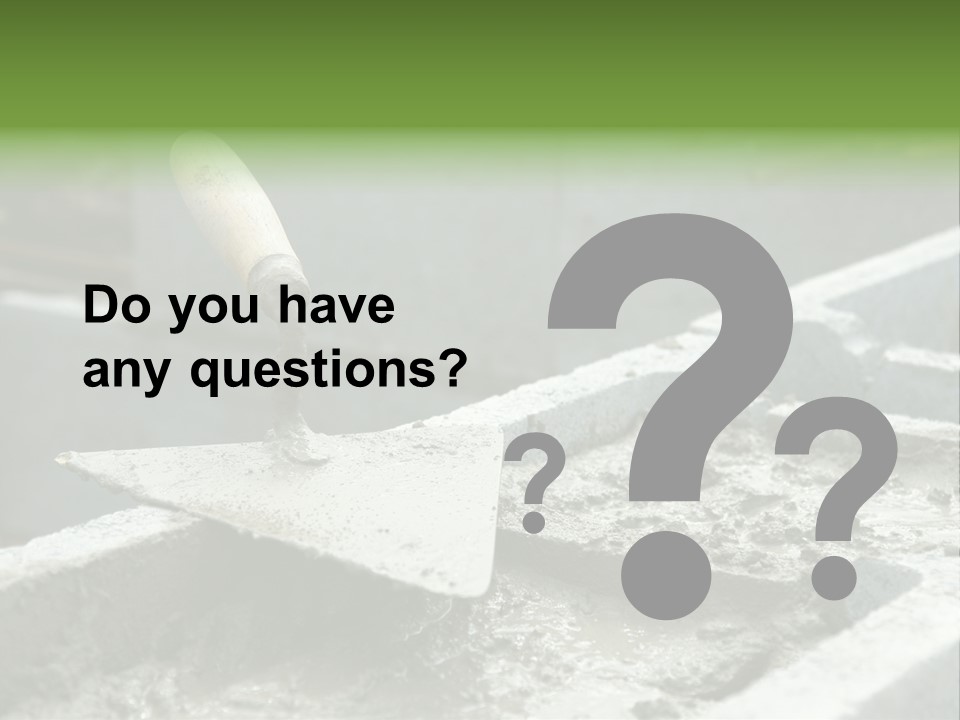 Building A Brick House PowerPoint Template