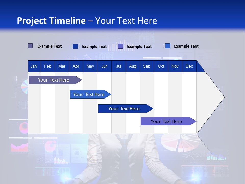 The Girl Is Immersed In Data Analysis PowerPoint Template