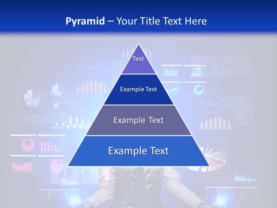 The Girl Is Immersed In Data Analysis PowerPoint Template