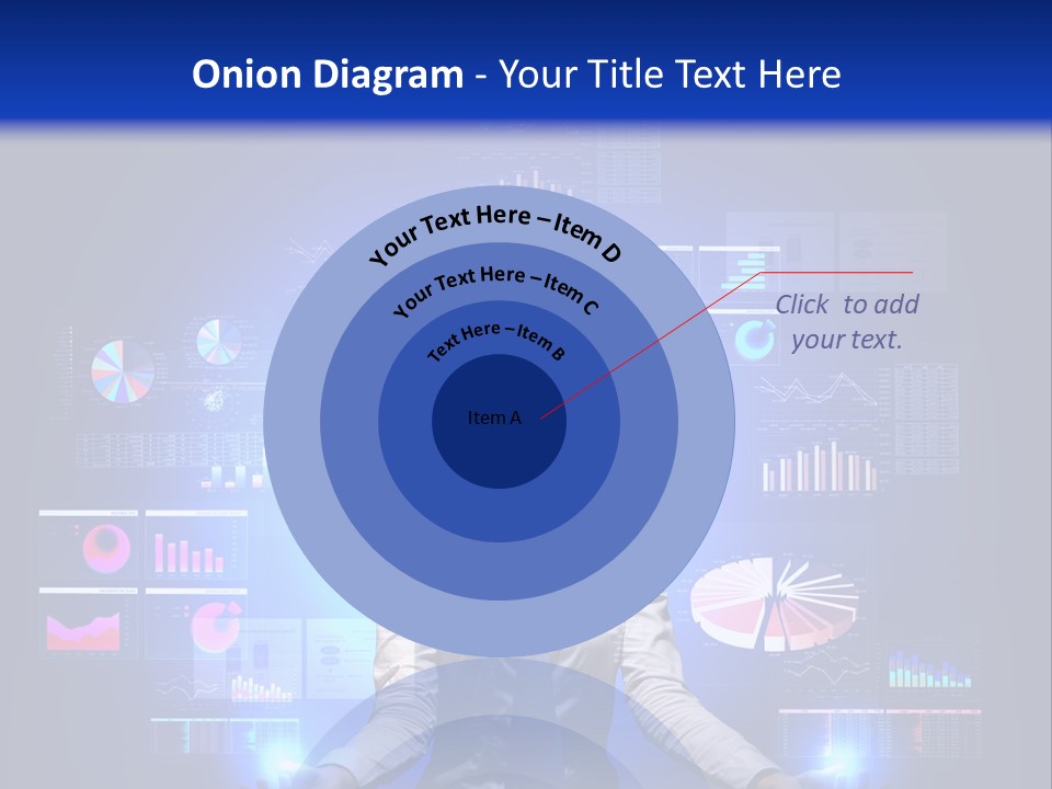 The Girl Is Immersed In Data Analysis PowerPoint Template
