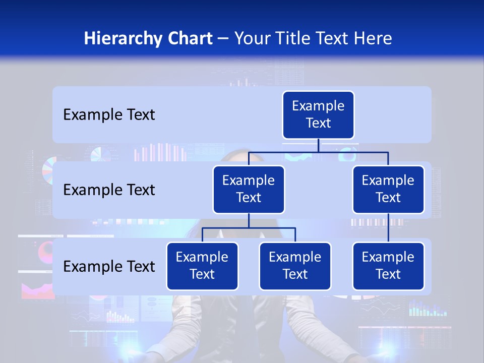 The Girl Is Immersed In Data Analysis PowerPoint Template