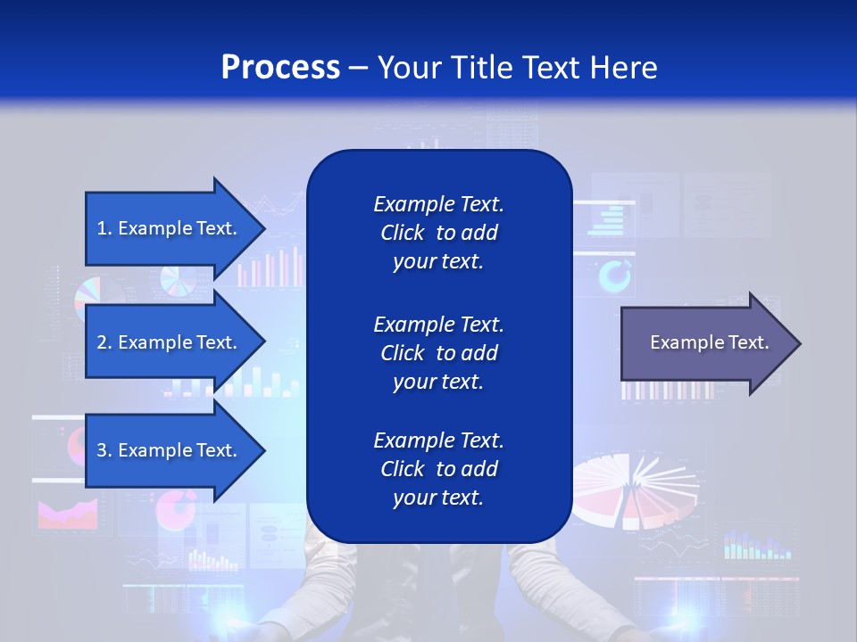 The Girl Is Immersed In Data Analysis PowerPoint Template