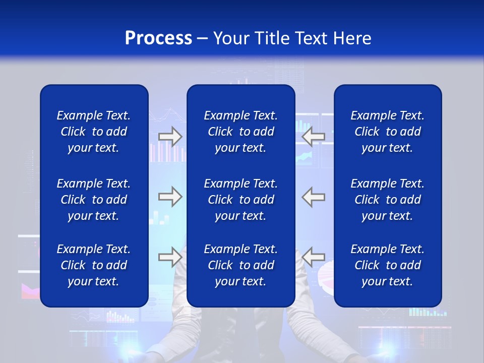 The Girl Is Immersed In Data Analysis PowerPoint Template