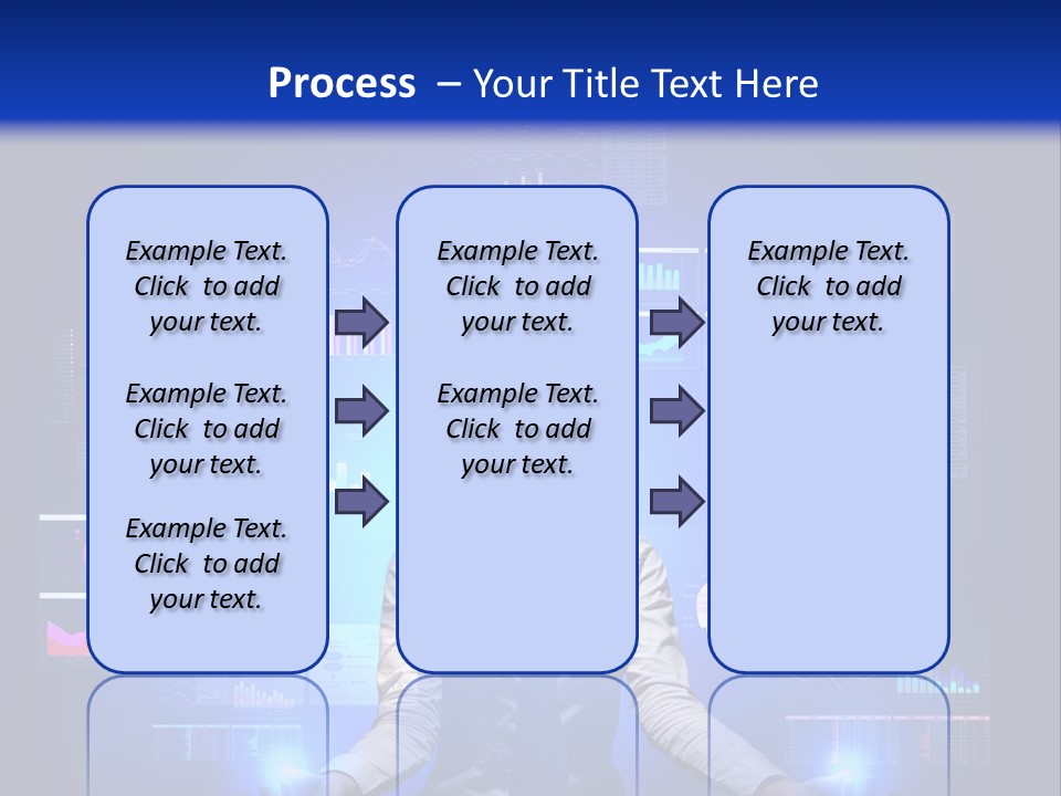 The Girl Is Immersed In Data Analysis PowerPoint Template