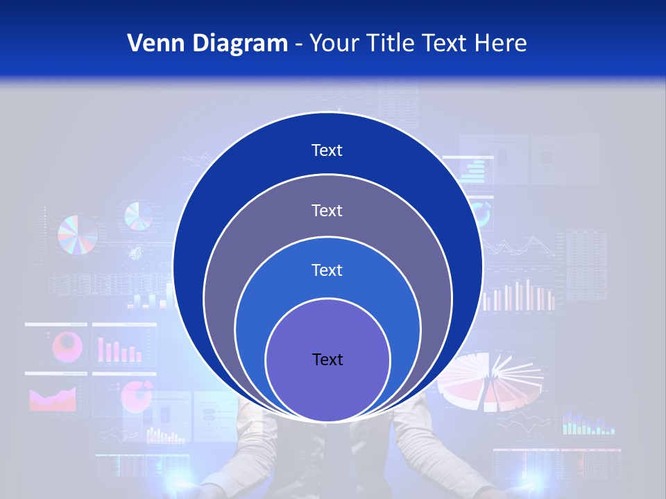 The Girl Is Immersed In Data Analysis PowerPoint Template