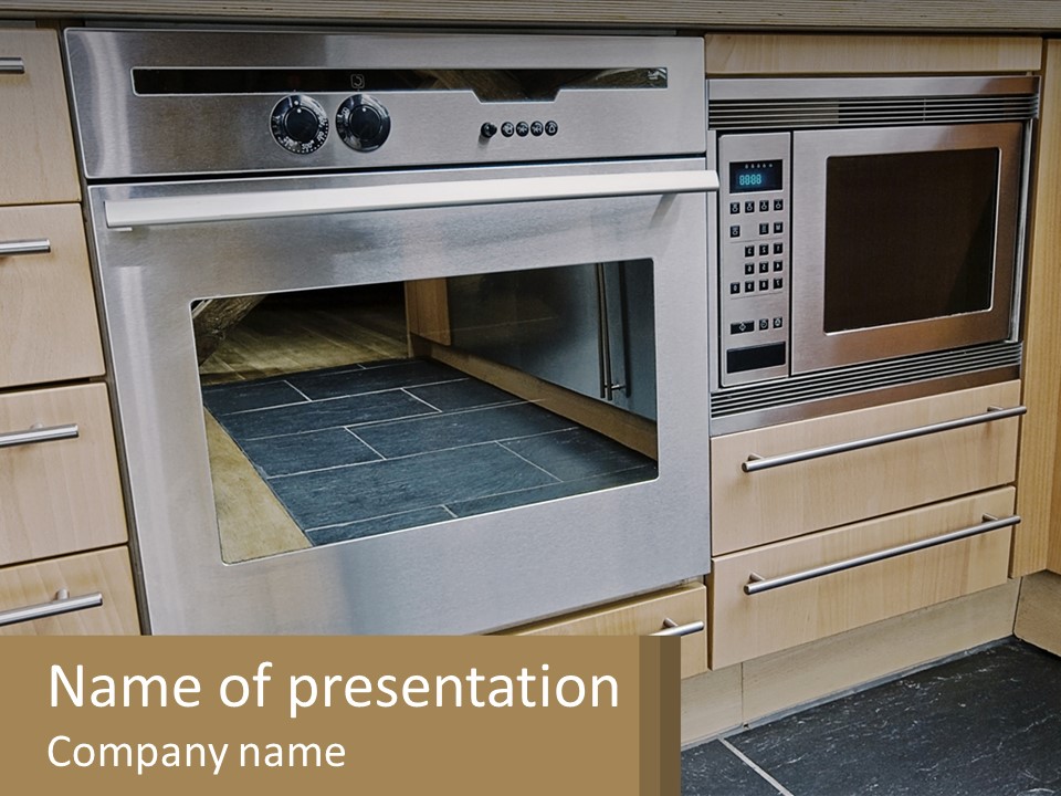 Kitchen Oven PowerPoint Template
