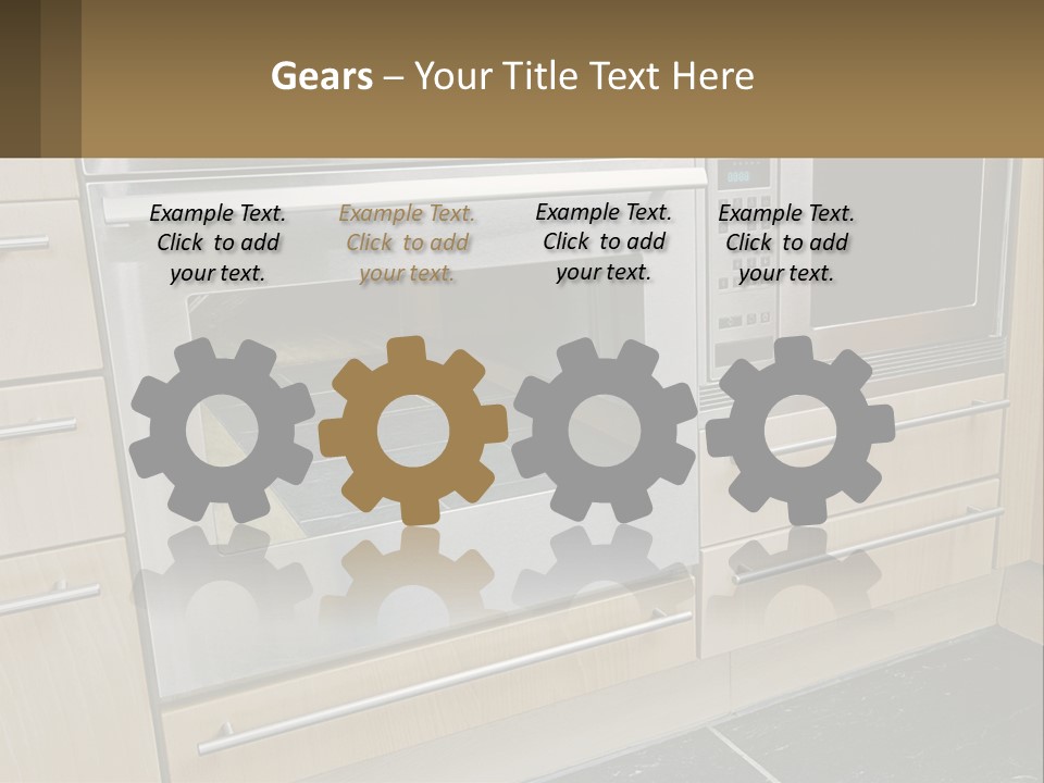 Kitchen Oven PowerPoint Template