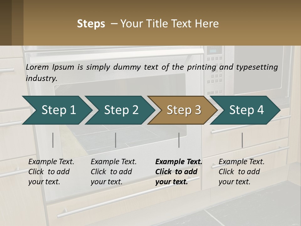 Kitchen Oven PowerPoint Template